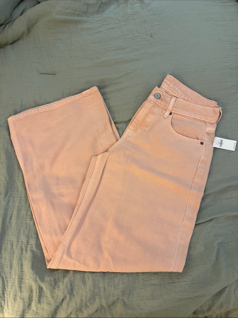 New Mid Rise Baggy Wide Leg